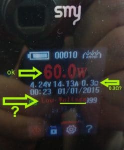SMY60 Erreur