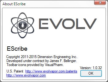 Help-About EScrive