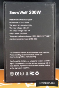 Asmodus Snow Wolf 200 box