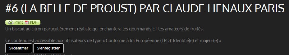 Demande d'identification loi TPD