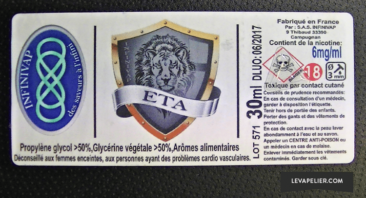eta étiquette