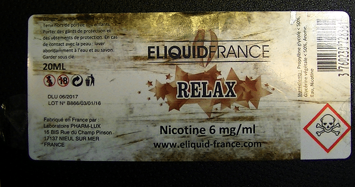 relax étiquette