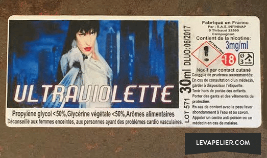 Utraviolette étiquette