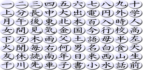 tableaukanjijaponais