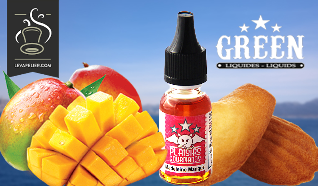 Madeleine Mangue (Gamme Plaisirs Gourmands) par Green Liquides