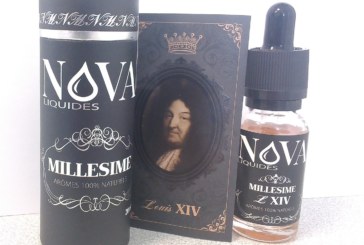 Louis XIV de la gamme “Millésime” par Nova liquides