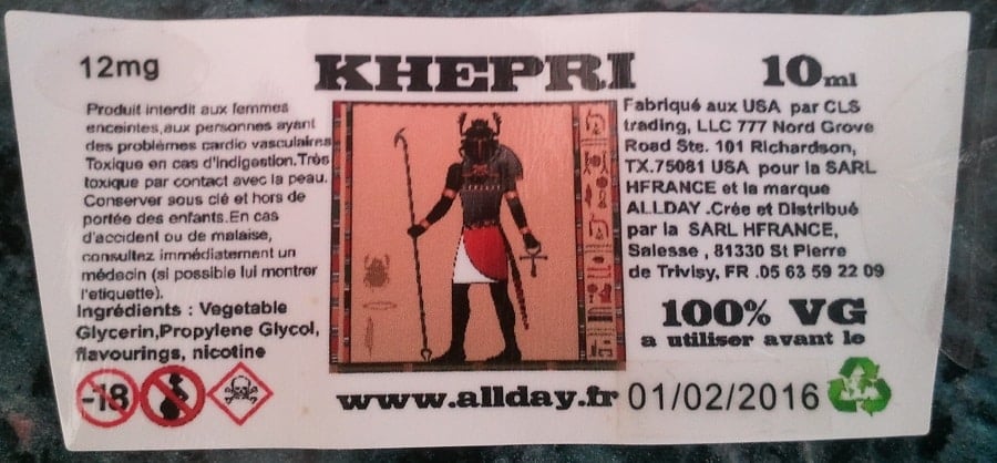 Khepri de la gamme "les dieux Égyptiens" par Allday - 2