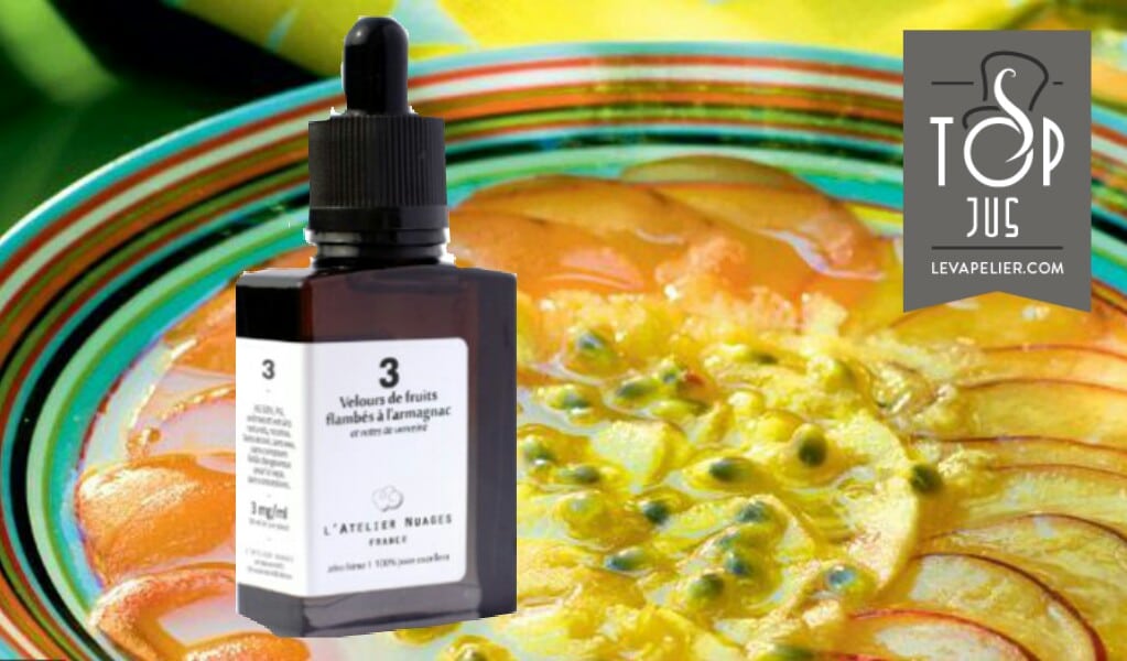 Velours de fruits flambés à l’Armagnac par L’Atelier Nuages