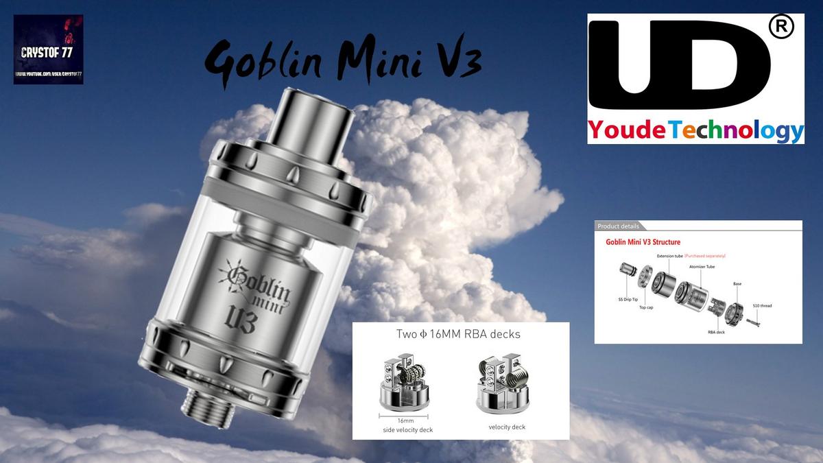 Goblin Mini V3 by UD par Youde [VapeMotion]