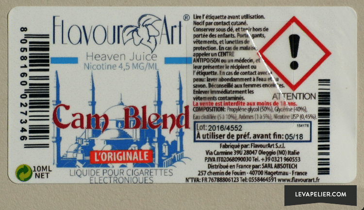 Cam Blend par Flavour Art - 1