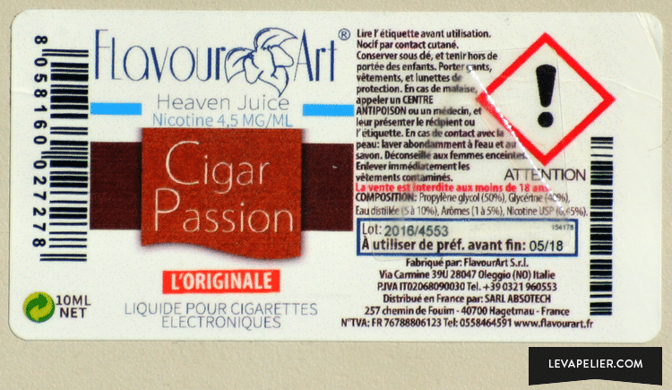 Cigar Passion par Flavour Art - 1