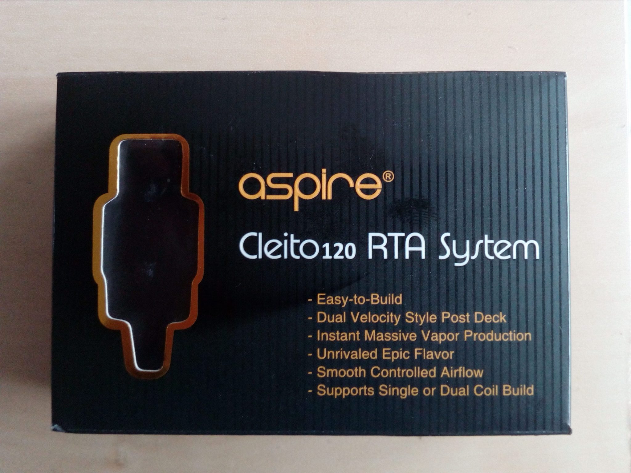 RTA SYSTEM “ASPIRE CLEITO 120” [VapeMotion]