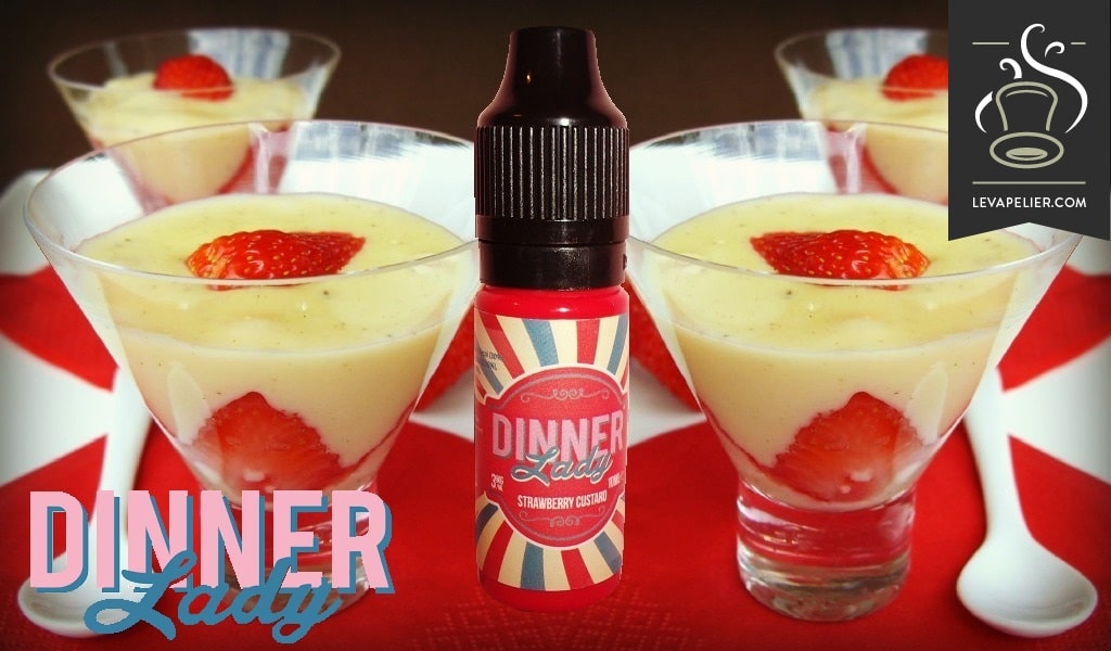 Strawberry Custard par Dinner lady
