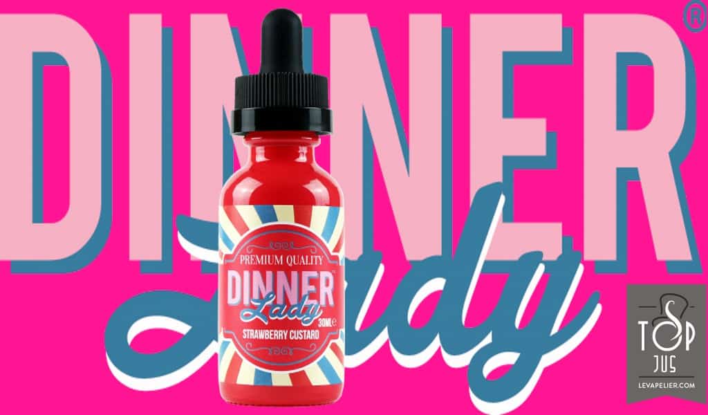 Strawberry Custard par Dinner Lady