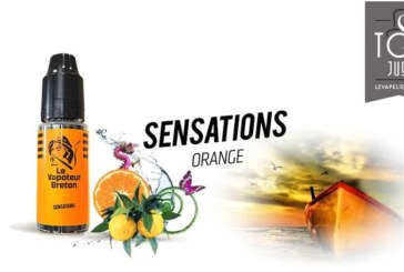 Orange ( Gamme Sensations ) par Le Vapoteur Breton