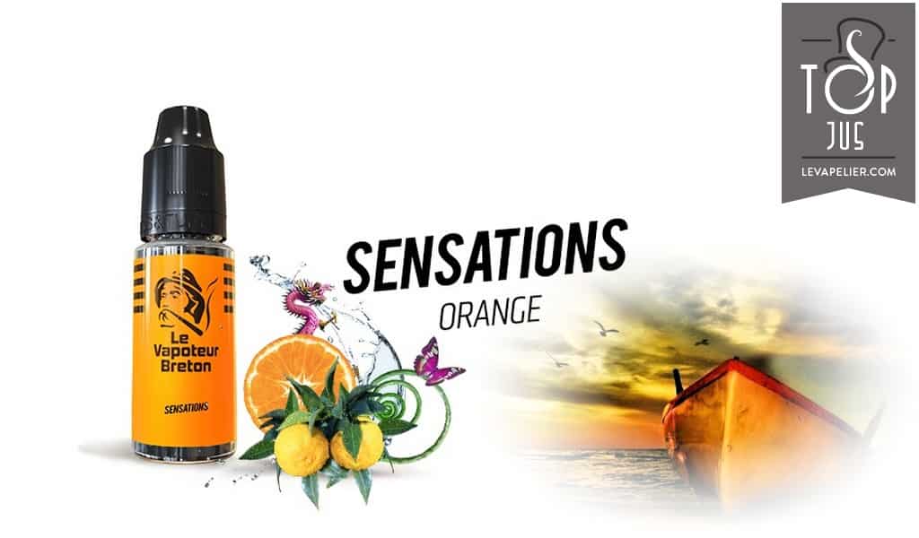 Orange ( Gamme Sensations ) par Le Vapoteur Breton