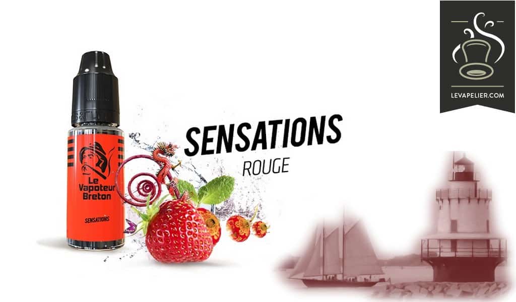 Rouge ( Gamme Sensations ) par Le Vapoteur Breton