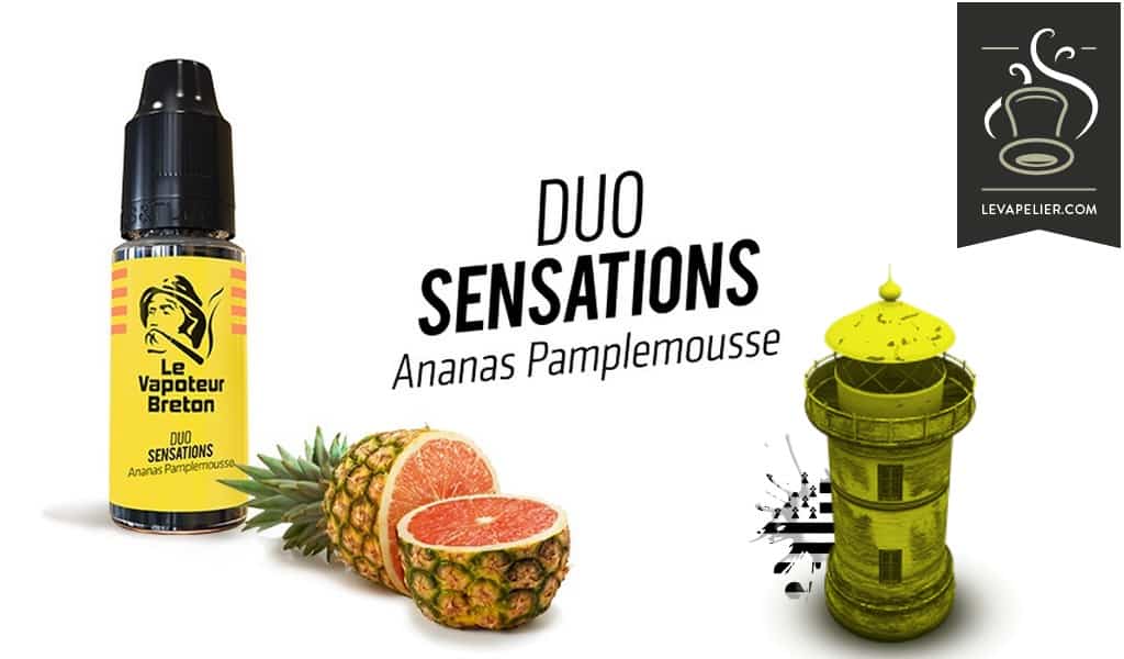 Ananas Pamplemousse ( Gamme Duo Sensations ) par Le Vapoteur Breton