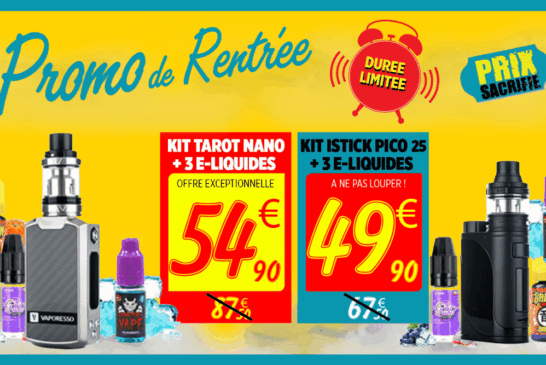 Promos Happesmoke : un coup de soleil sur la rentrée !