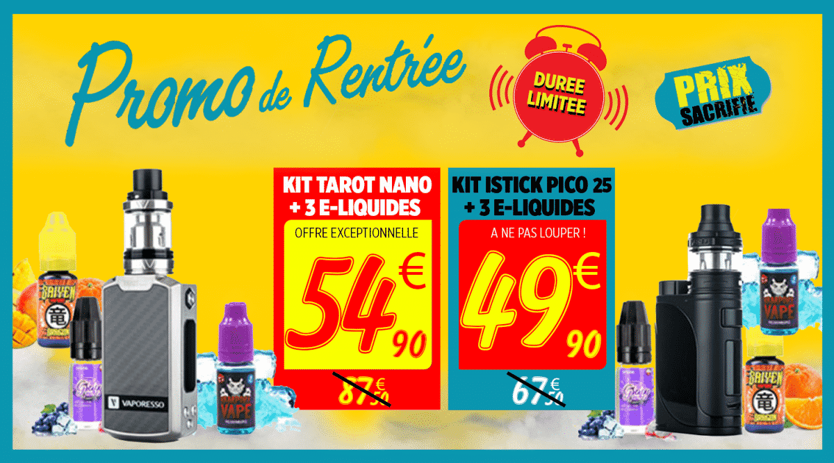 Promos Happesmoke : un coup de soleil sur la rentrée !