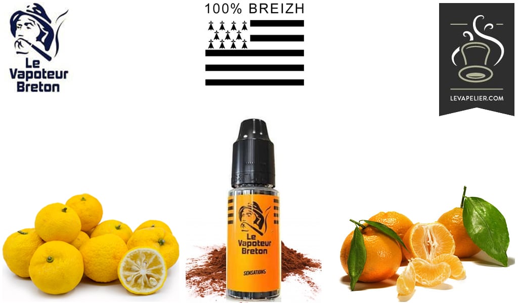 Orange (Gamme sensations) par Le Vapoteur Breton