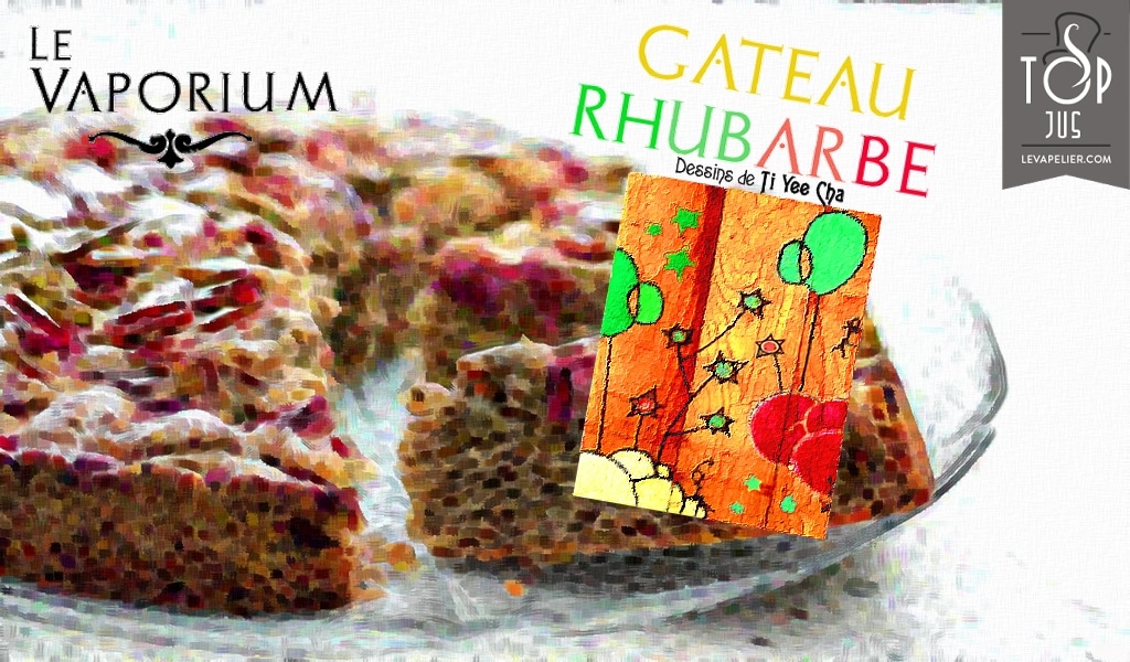 Gâteau Rhubarbe par Le Vaporium