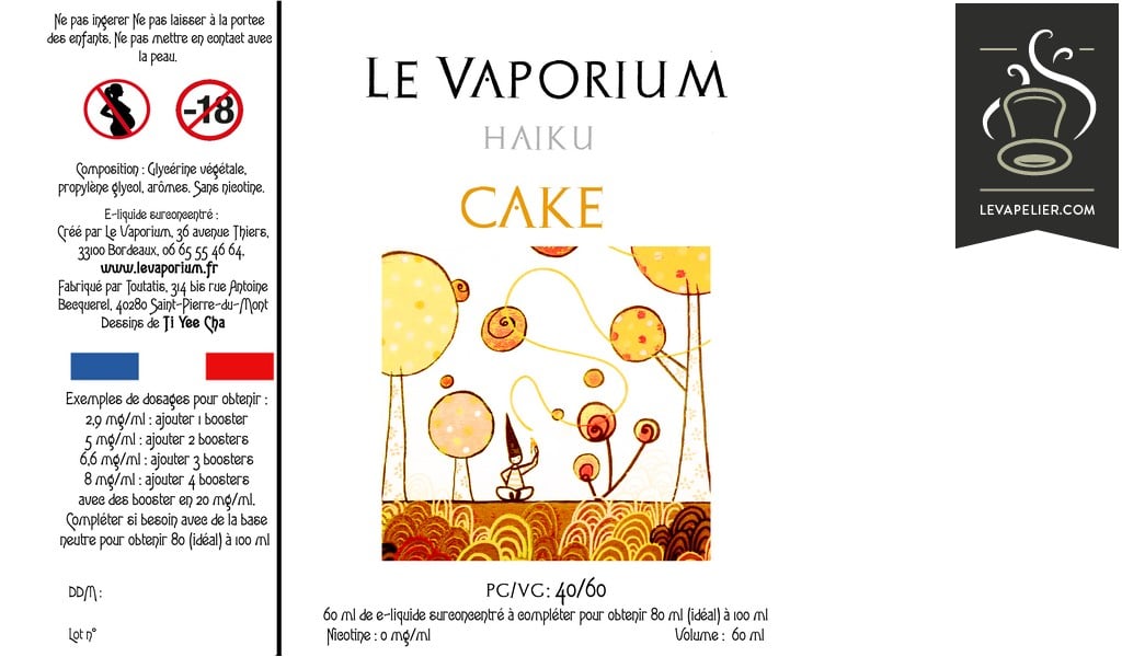 Cake (Gamme Haiku) par Le Vaporium
