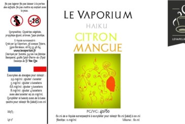 Citron Mangue (Gamme Haiku) par Le Vaporium