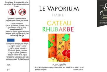 Gâteau Rhubarbe (Gamme Haiku) par Le Vaporium