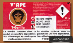 T-Gorilla (Gamme V'APE RED) par V'APE - 1
