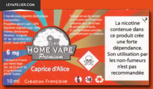 Caprice d'Alice par Home Vape - 1