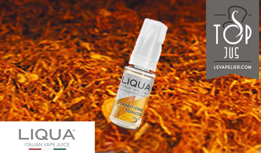 Traditional Tobacco (Gamme Elements) par Liqua