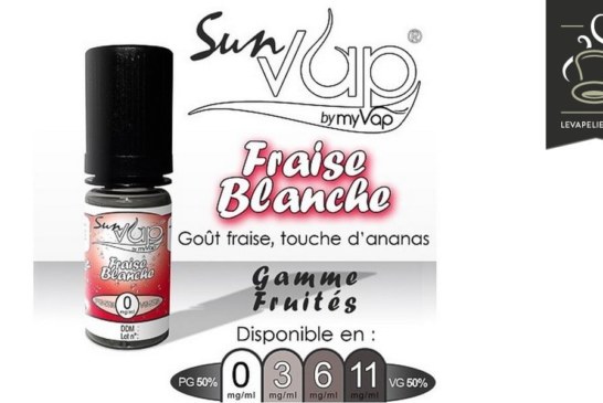 Fraise Blanche (Gamme Sunvap) par Myvap
