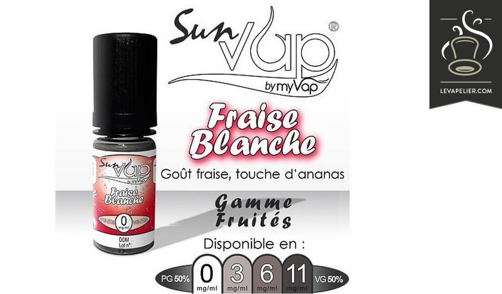 Fraise Blanche (Gamme Sunvap) par Myvap