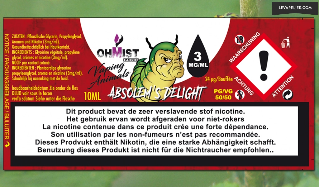 Absolem's Delight (Gamme Vaping Animals) par OhMist - 1