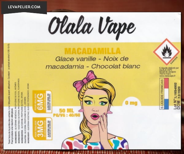 Macadamilla par OLALA VAPE - 1