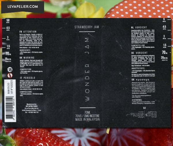 Strawberry Jam (Gamme Wonder Jam) par My's Vaping France - 1