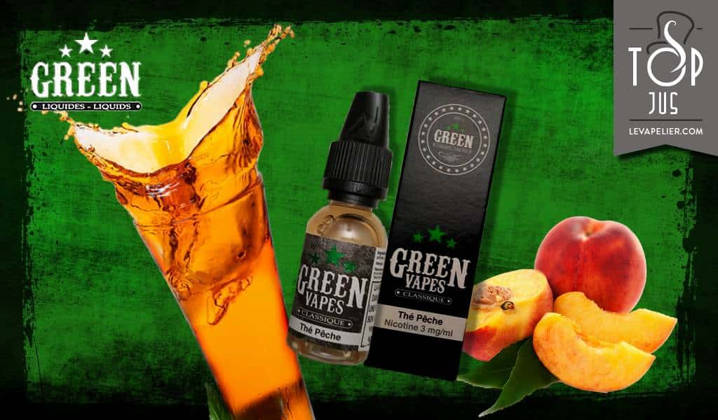 Thé Pêche (Gamme Classique) par Green Liquides