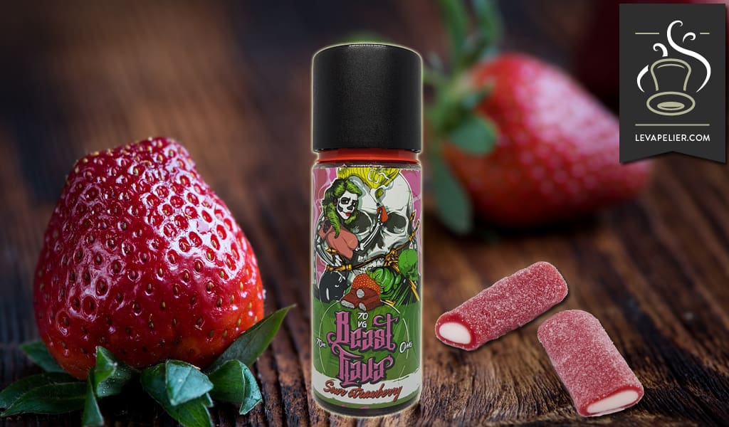Sour Strawberry (Gamme Beast Flava) par My’s Vaping France
