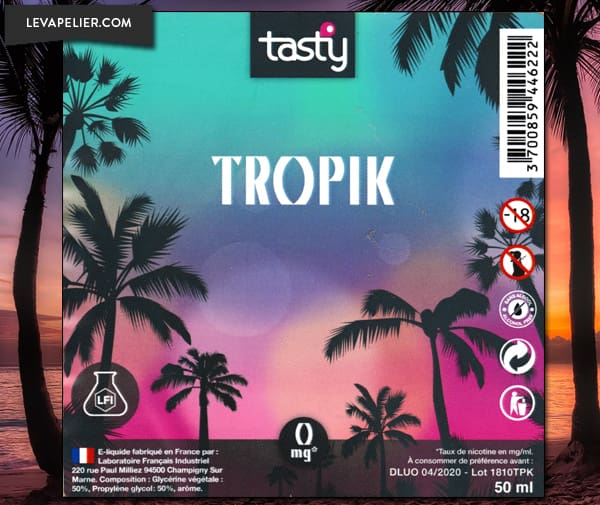 Tropik (Gamme Tasty) par le Laboratoire Français Industriel (LFI) - 1
