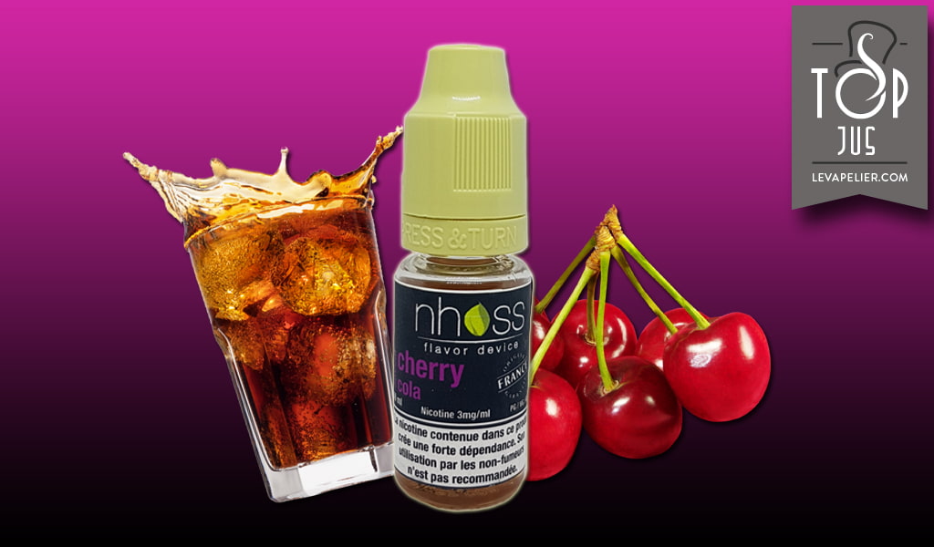 Cherry Cola (Gamme E-Liquides Gourmands) par NHOSS