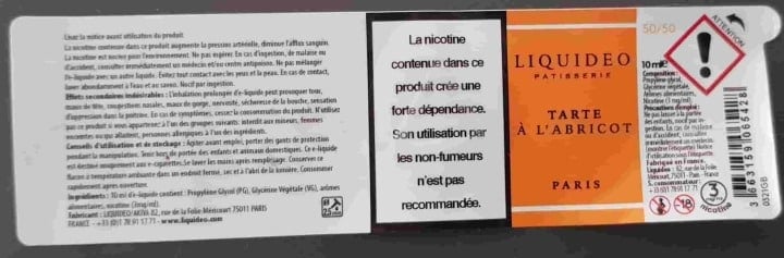 Tarte à l'Abricot (Gamme Tentation) par Liquidéo - 2