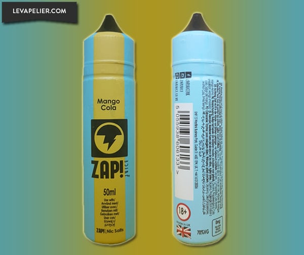 Mango Cola (Gamme Vintage Cola) par ZAP JUICE - 1