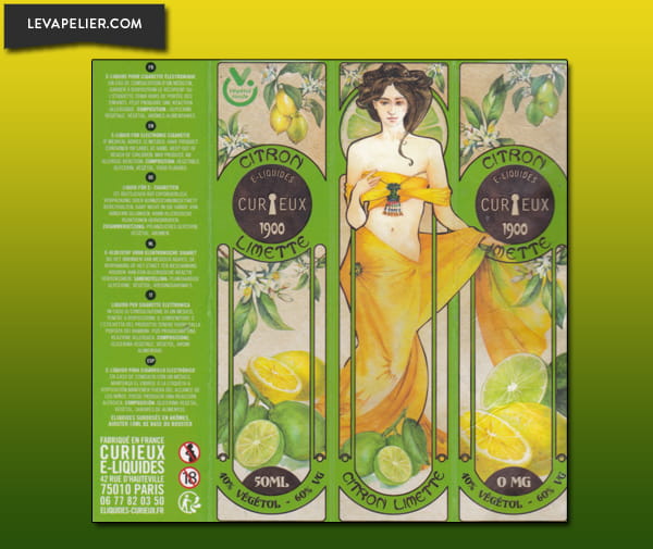 Citron Limette (Gamme 1900) par Curieux E-liquides - 1