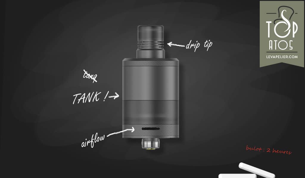 Precisio RTA Black Carbon par BD Vape