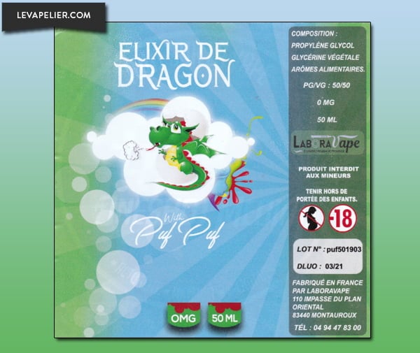 Elixir de Dragon par Laboravape - 2