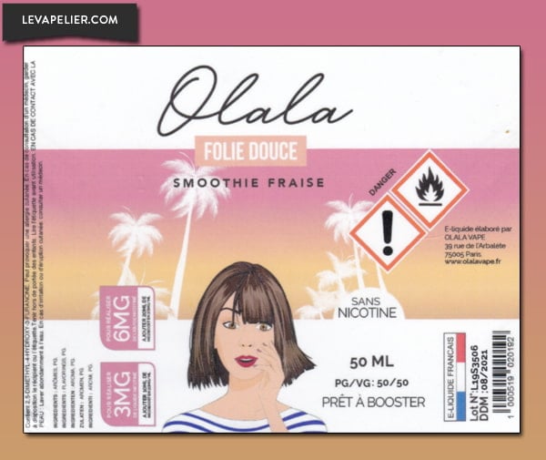 Folie Douce (Gamme l'Aventurière) par Olala Vape - 1