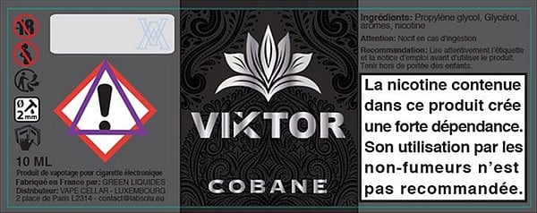 Cobane (Gamme Viktor) par Vape Cellar - 3