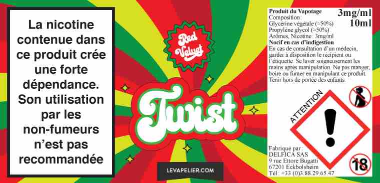 Red Velvet (Gamme Twist) par Flavor Hit - 1