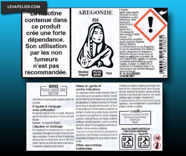 Aregonde (Gamme E-liquides Frais) par 814 - 1